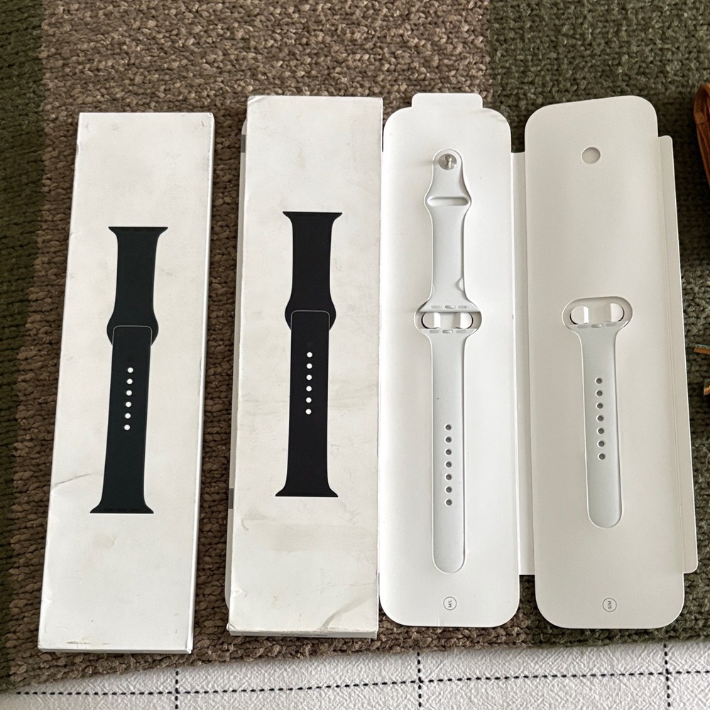 Apple Watch Band Set - graphite, white, space black - sold separately